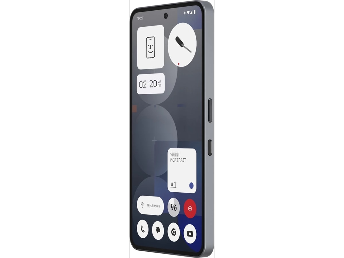Nothing Phone (3a) Pro 12+256GB (grå) Mobiltelefoner