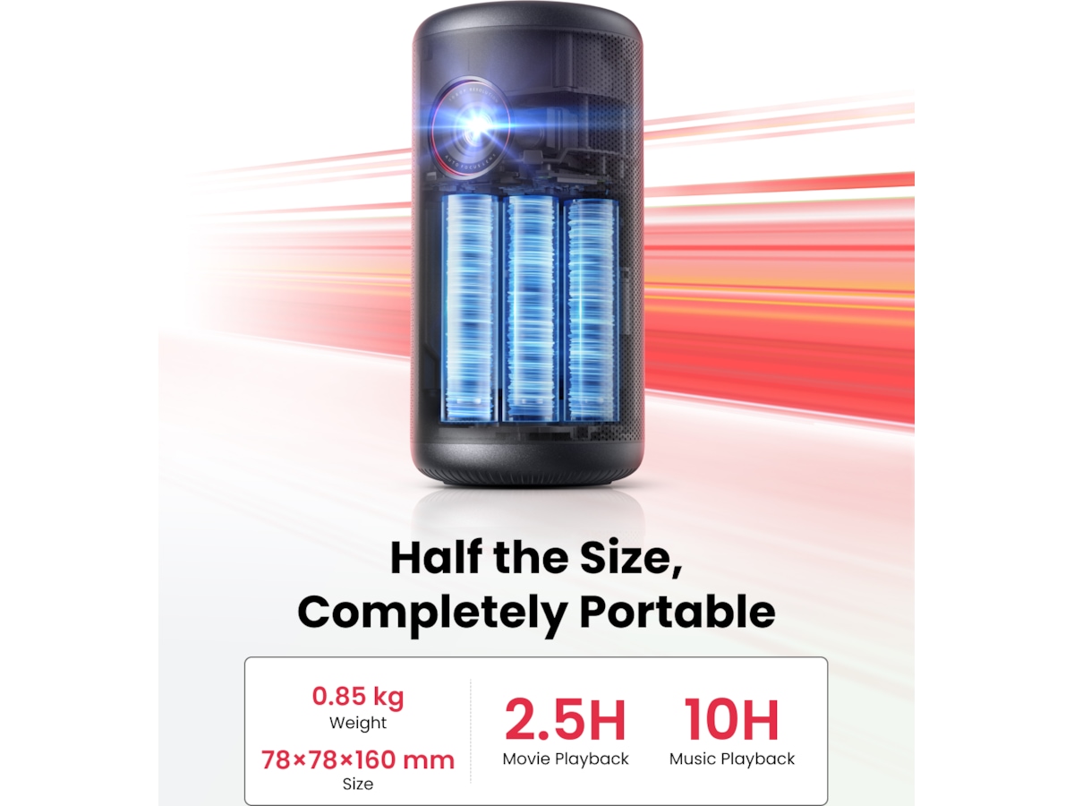 Anker Nebula Capsule 3 DLP Projektor (sort) Projektorer