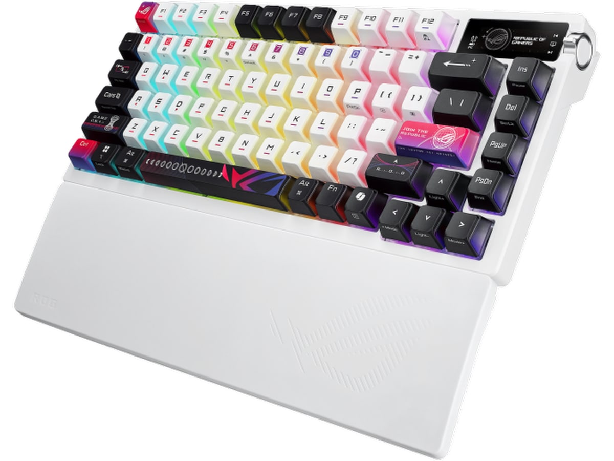 Asus M704 ROG Azoth X Trådløst Gamingtastatur (hvit) Gamingtastatur