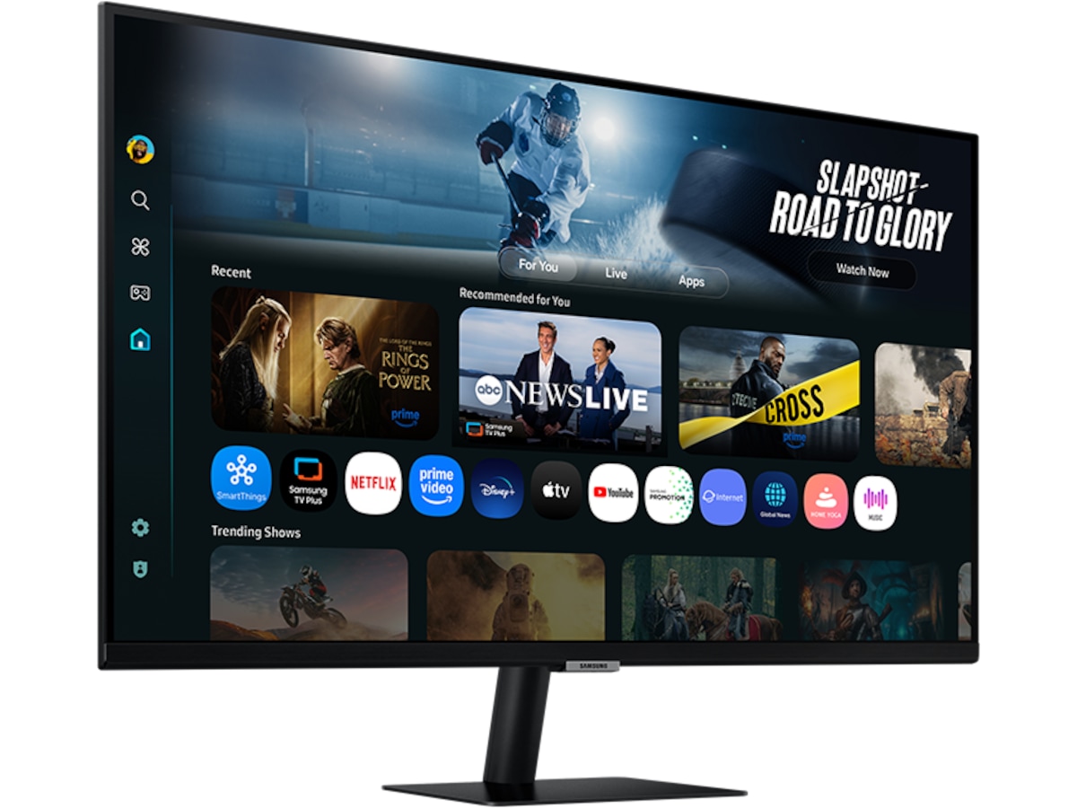 Samsung 32" 4K smart skjerm M7 32FM702 (sort) Skjermer