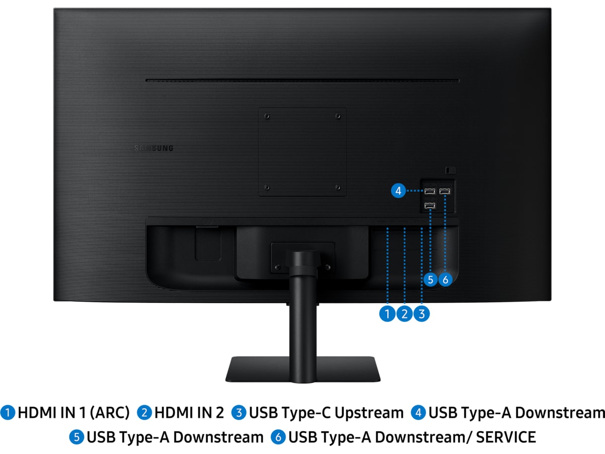 Samsung 32" 4K smart skjerm M7 32FM702 (sort) Skjermer