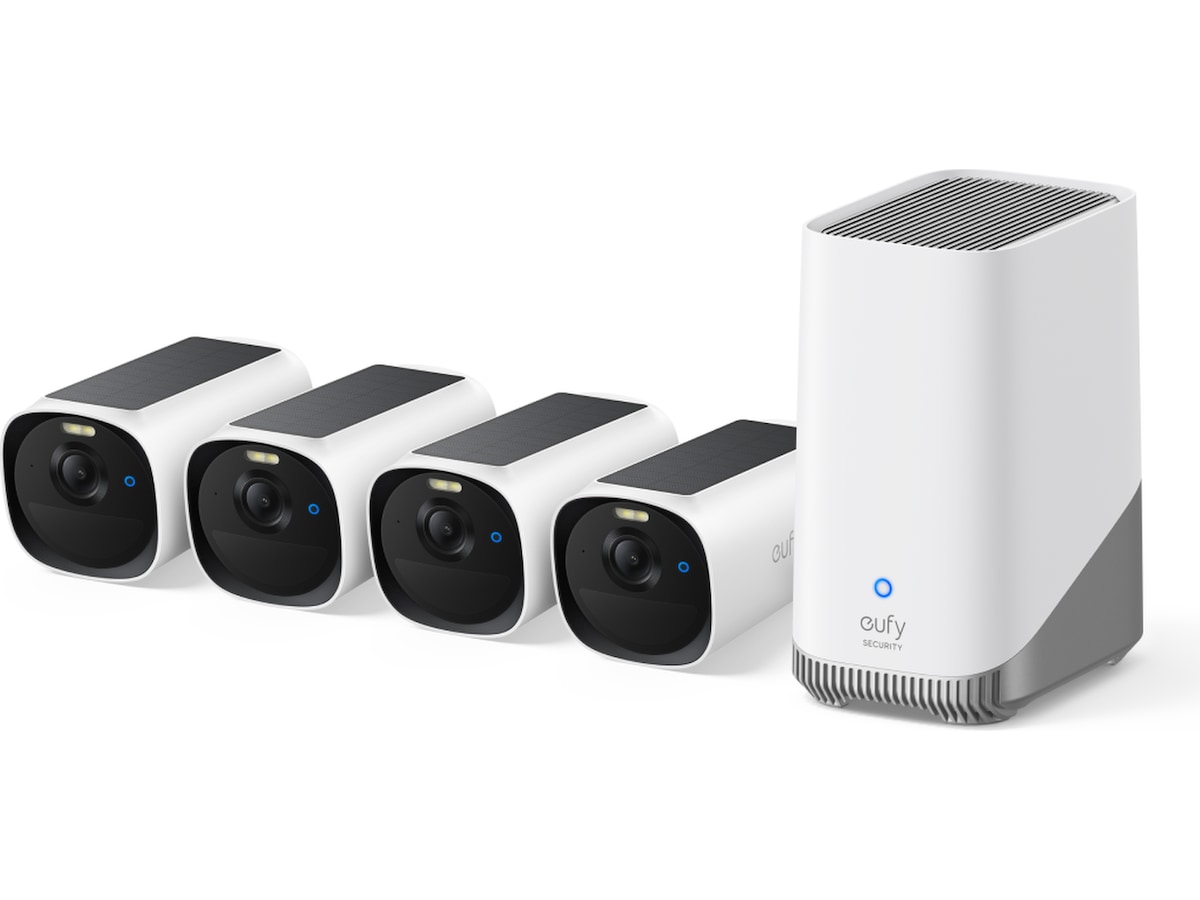 Eufy EufyCam 4x E40 overvåkningskamera (HomeBase S380) Overvåkningskameraer