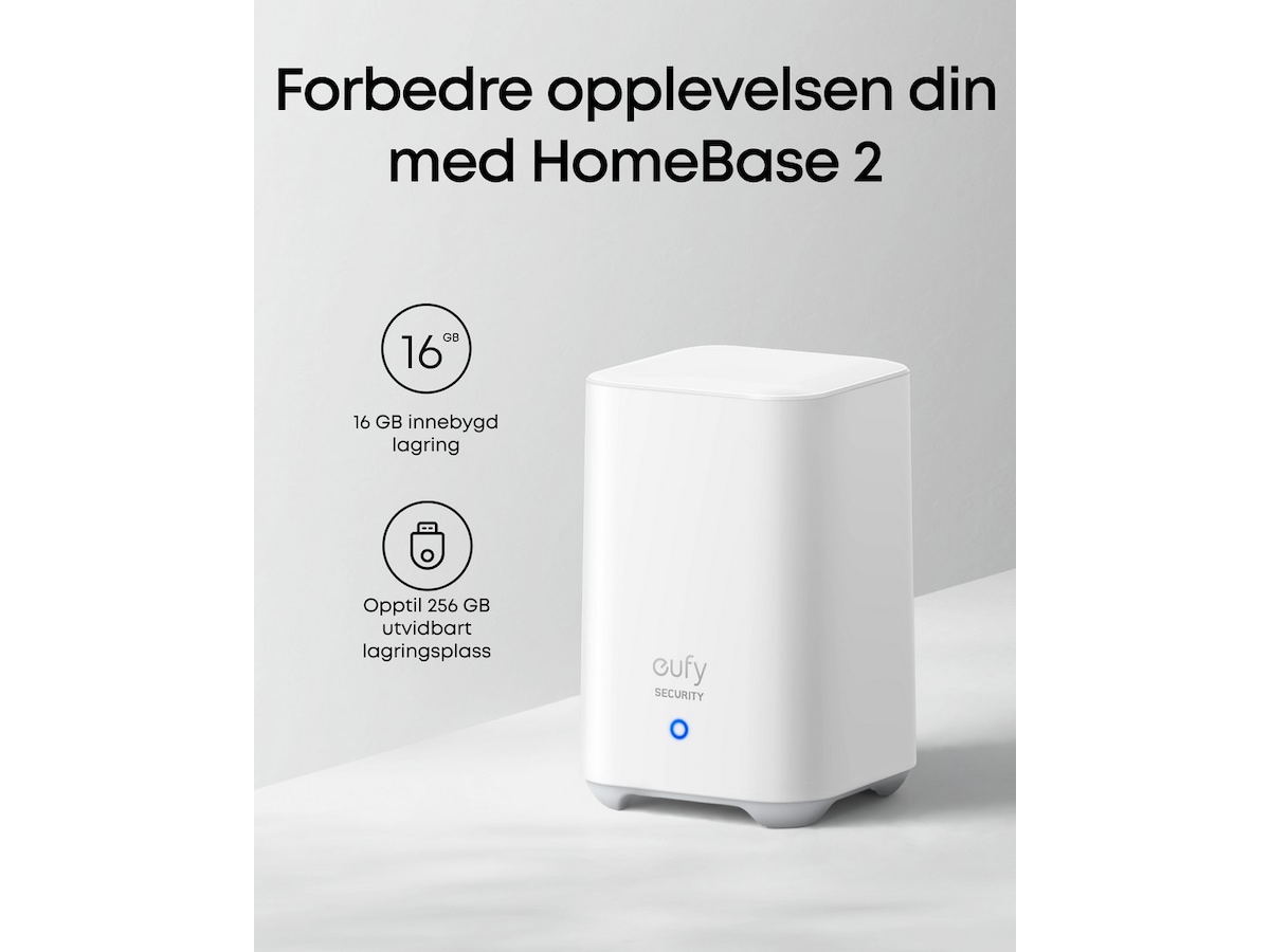 Eufy EufyCam 2x E40 overvåkningskamera (HomeBase 2) Overvåkningskameraer