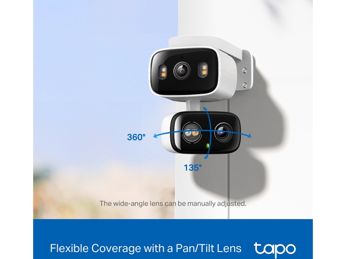 TP-Link Tapo C246D  Indoor/Outdoor Dual Lens overvåkningskamera Overvåkningskameraer