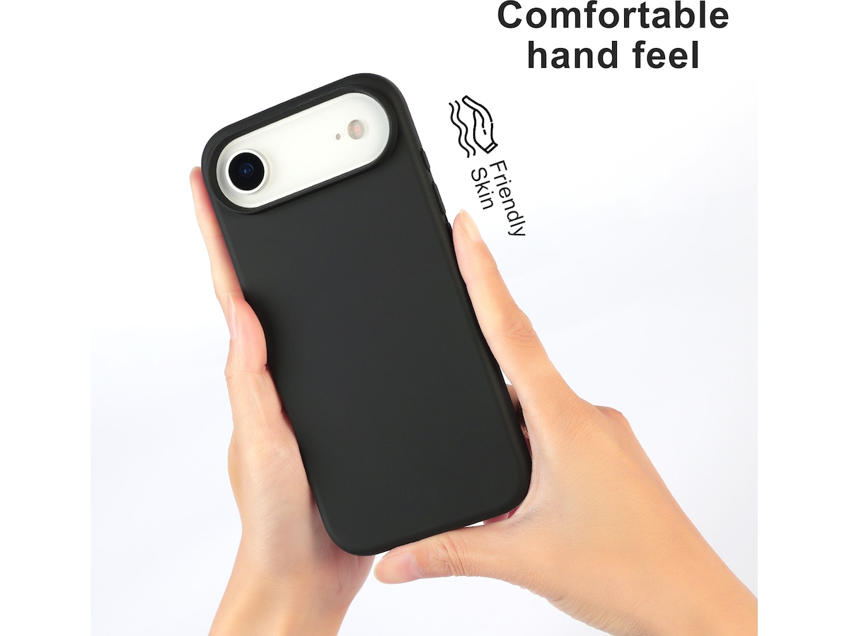 iiglo iPhone Air Magnetic Silikondeksel (sort) Mobildeksel