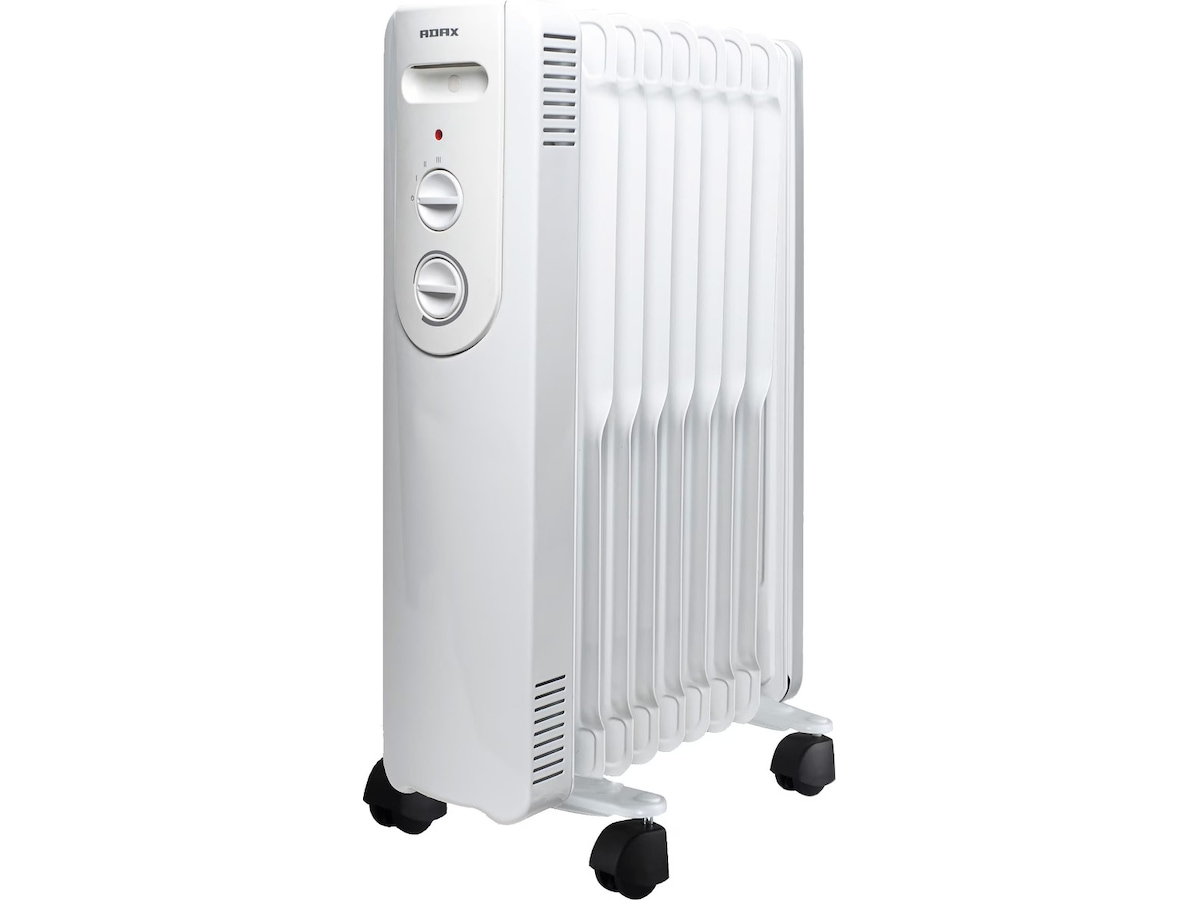 Adax Basic Nova 2000W oljeovn (hvit) Frittstående varmeovner