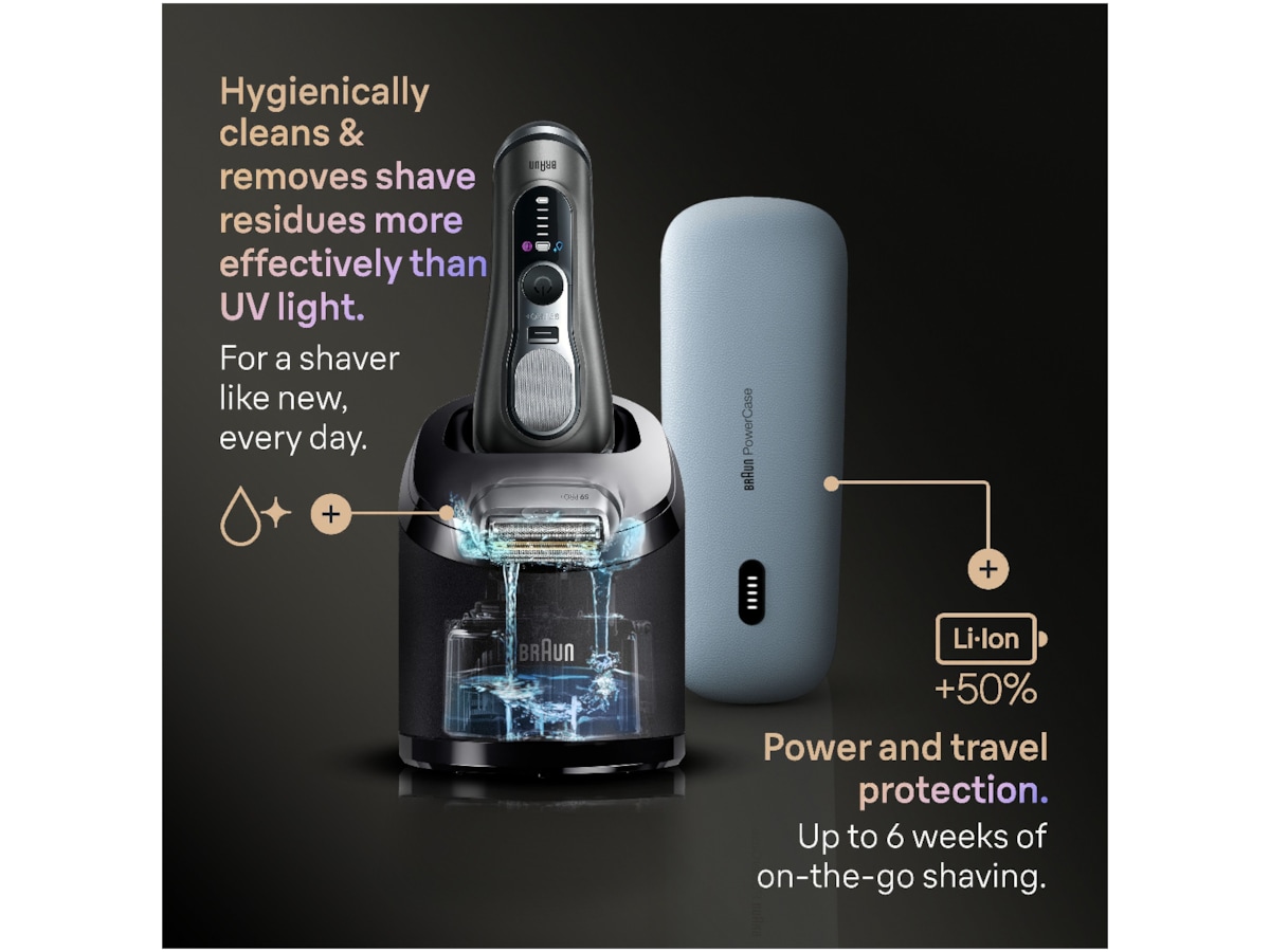Braun Series 9 PRO+ elektrisk barbermaskin 9675CC Barbermaskiner