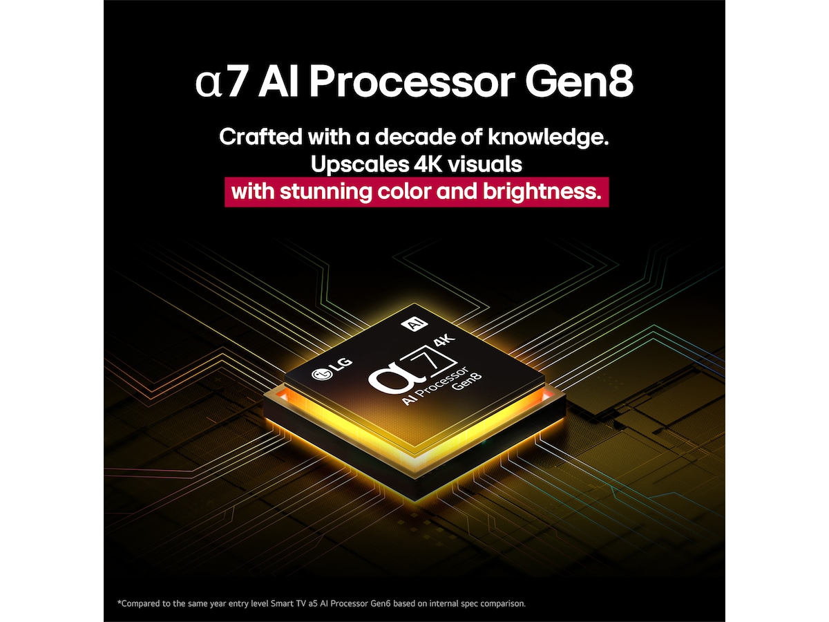 LG UA75 smart-TV 75'' AI 4K (2025) 70 - 79 tommer TV