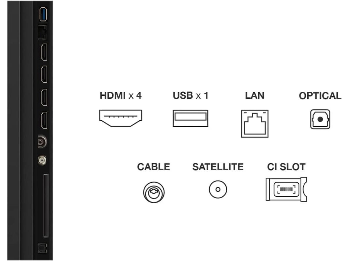 TCL 98" T8C 4K QLED Google TV (2025) Over 80 tommer TV