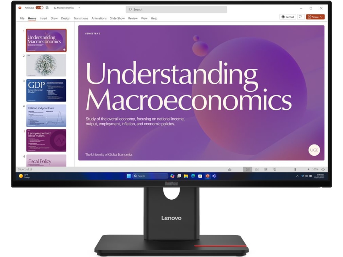 Lenovo 24" skjerm ThinkVision  T24D-40 Skjermer