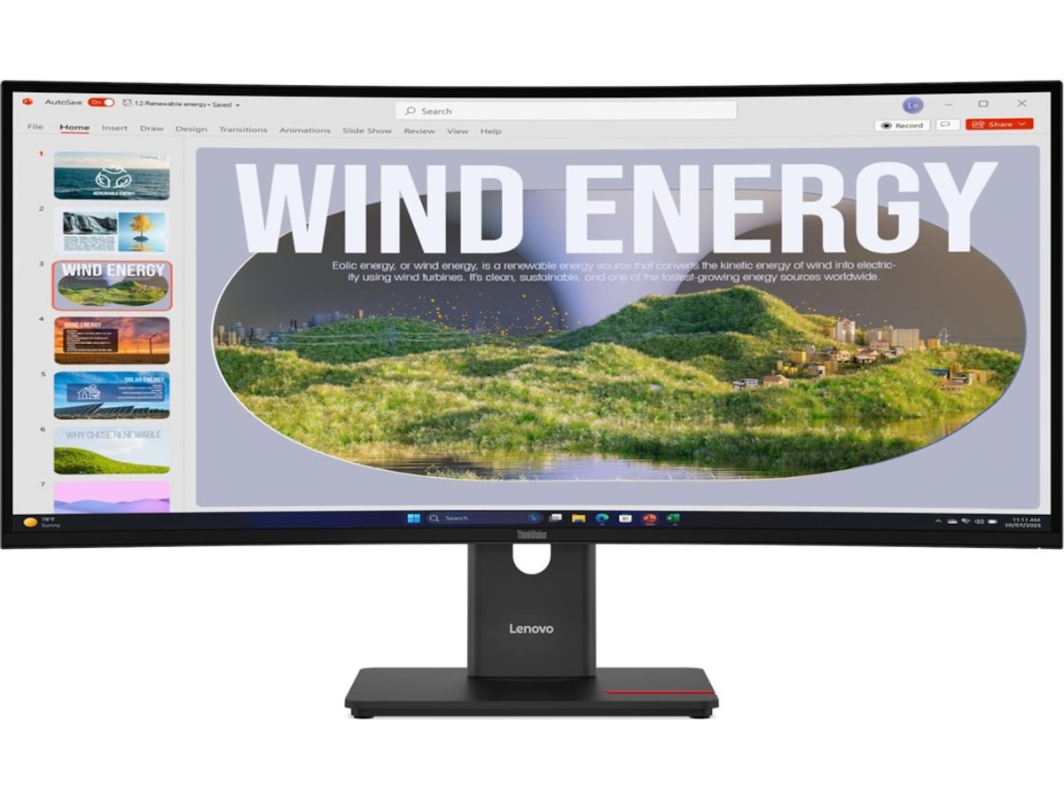 Lenovo 34" skjerm ThinkVision T34WD-40 Skjermer