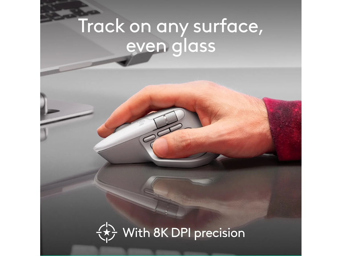 Logitech MX Master 4 for Mac Trådløs Mus (space black) Mus