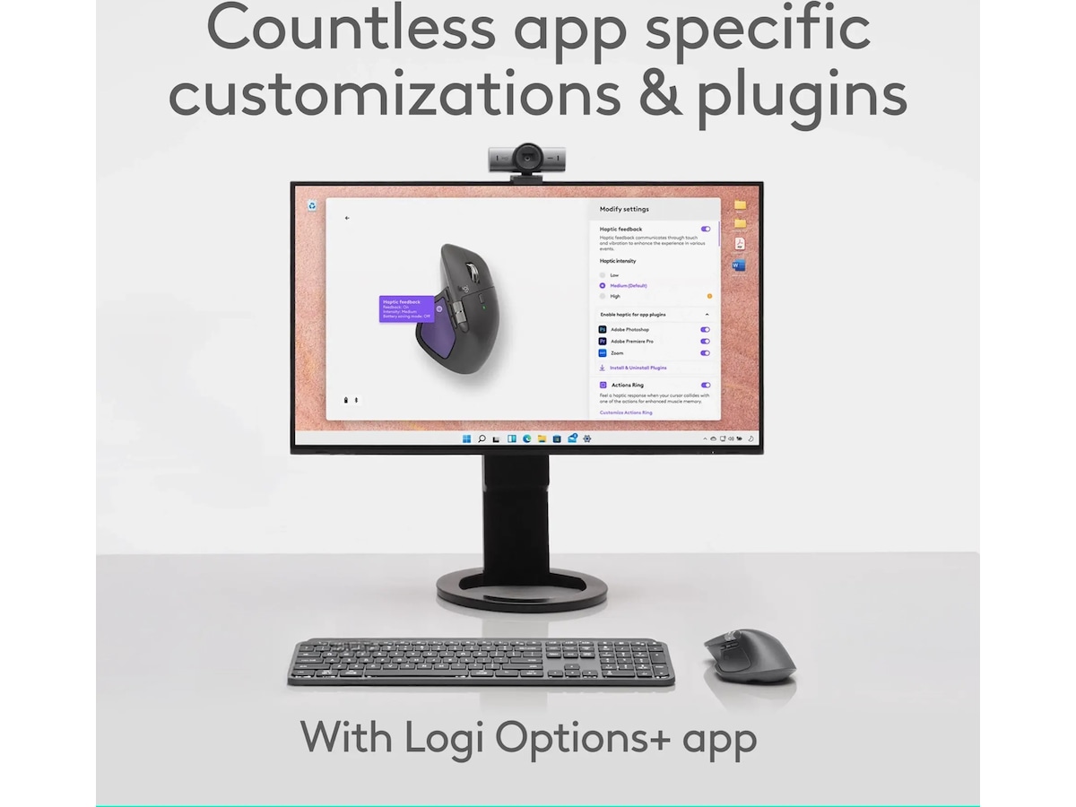 Logitech MX Master 4 for Mac Trådløs Mus (space black) Mus