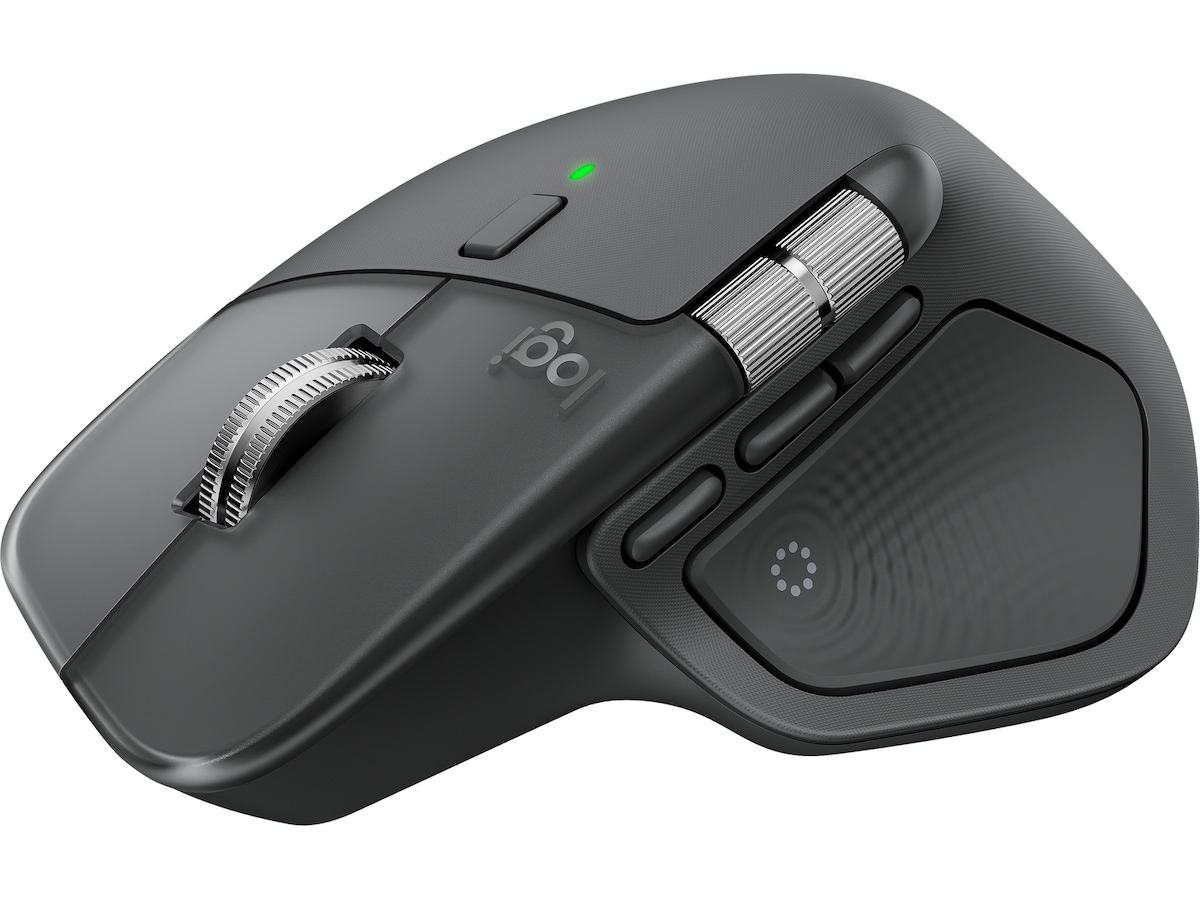 Logitech MX Master 4 Trådløs Ergonomisk Mus (grafittgrå) Mus