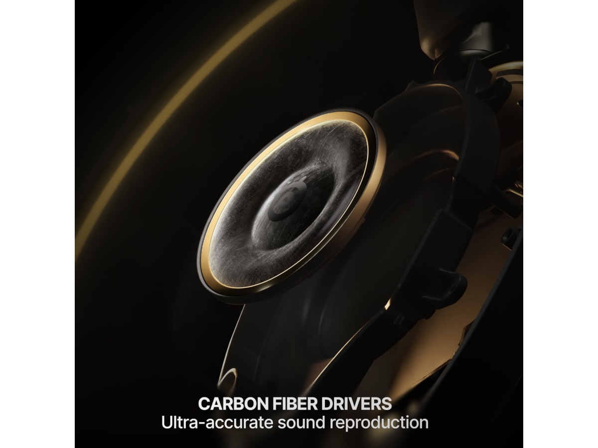 SteelSeries Arctis Nova Elite Trådløst Gamingheadset (salvie og gull) Gamingheadset