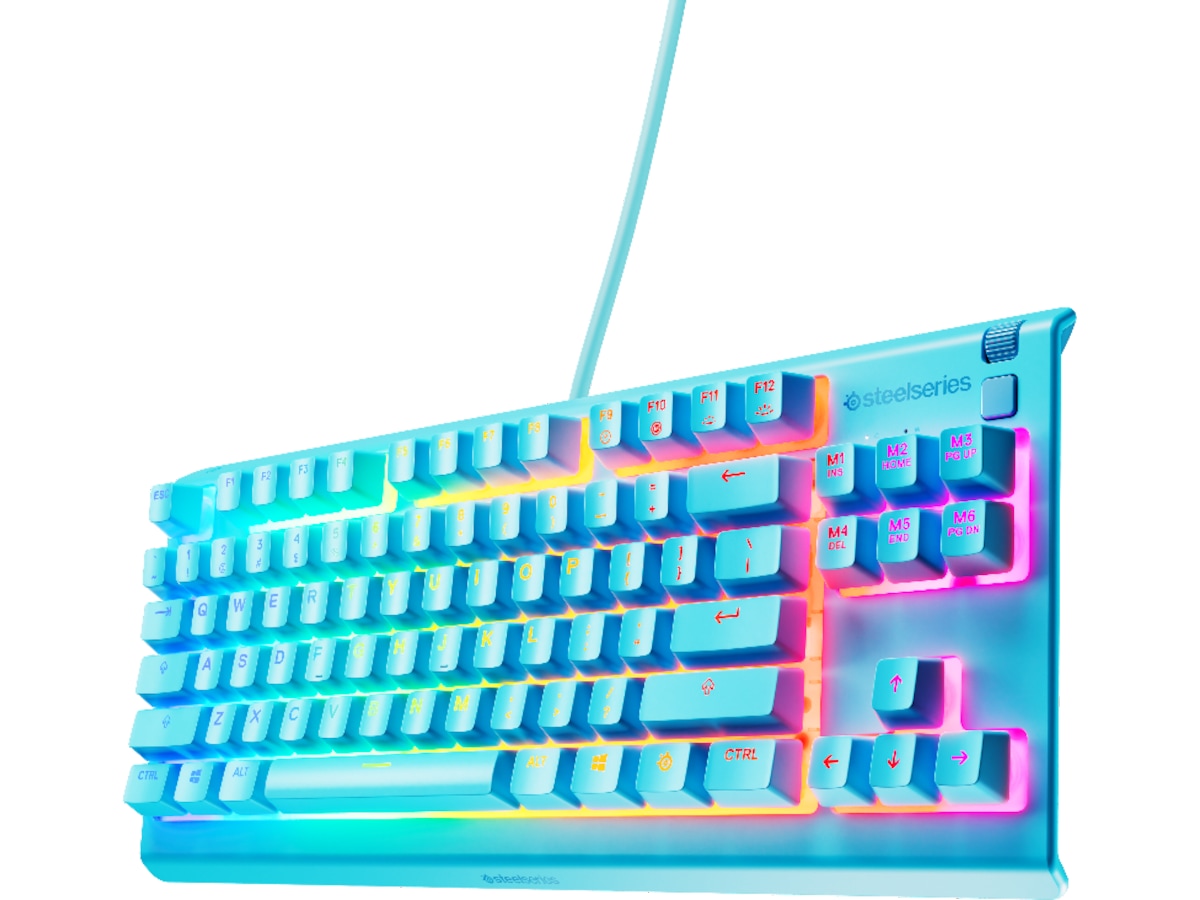 SteelSeries Apex 3 TKL gamingtastatur (aqua) Gamingtastatur