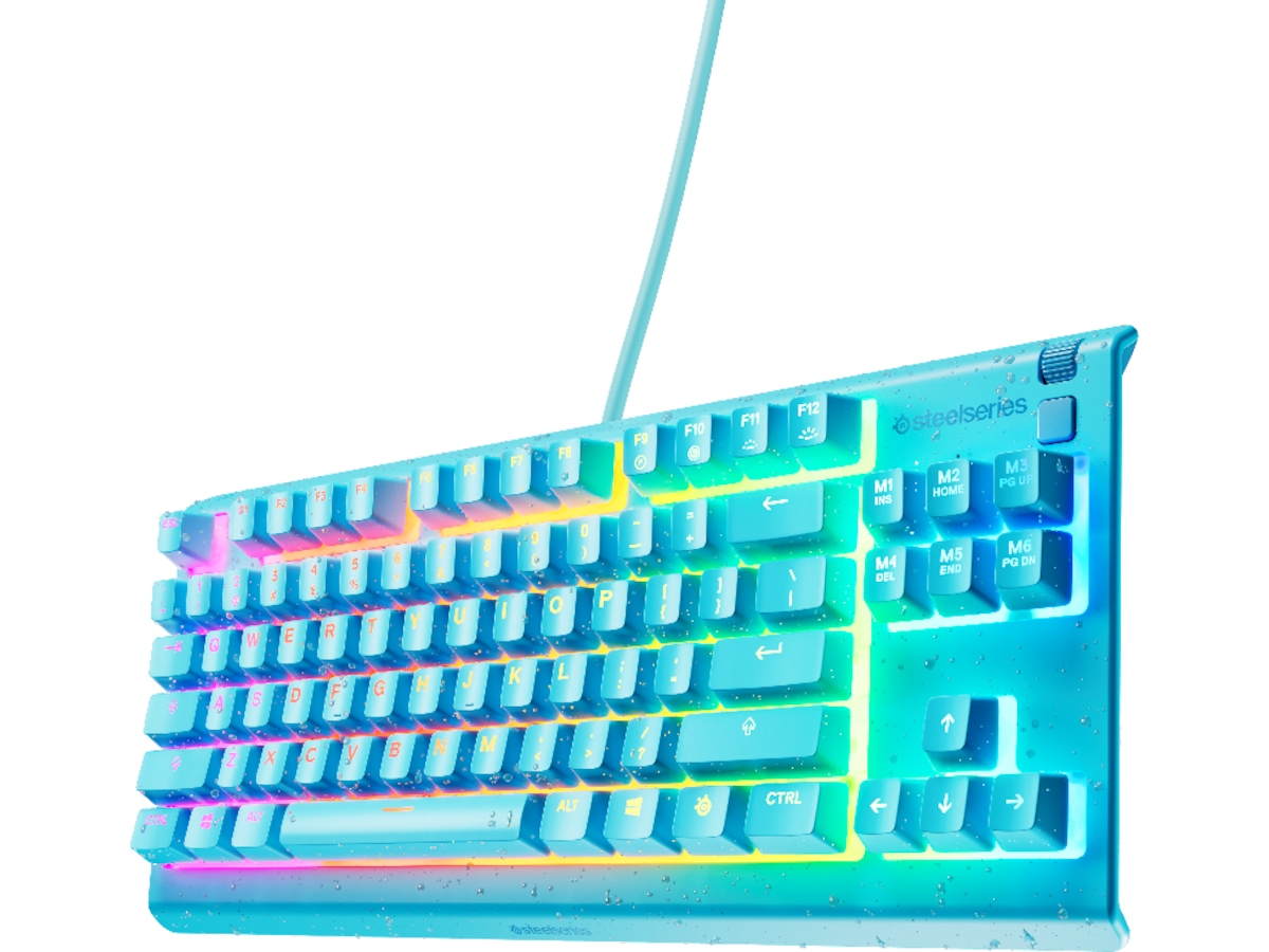 SteelSeries Apex 3 TKL gamingtastatur (aqua) Gamingtastatur