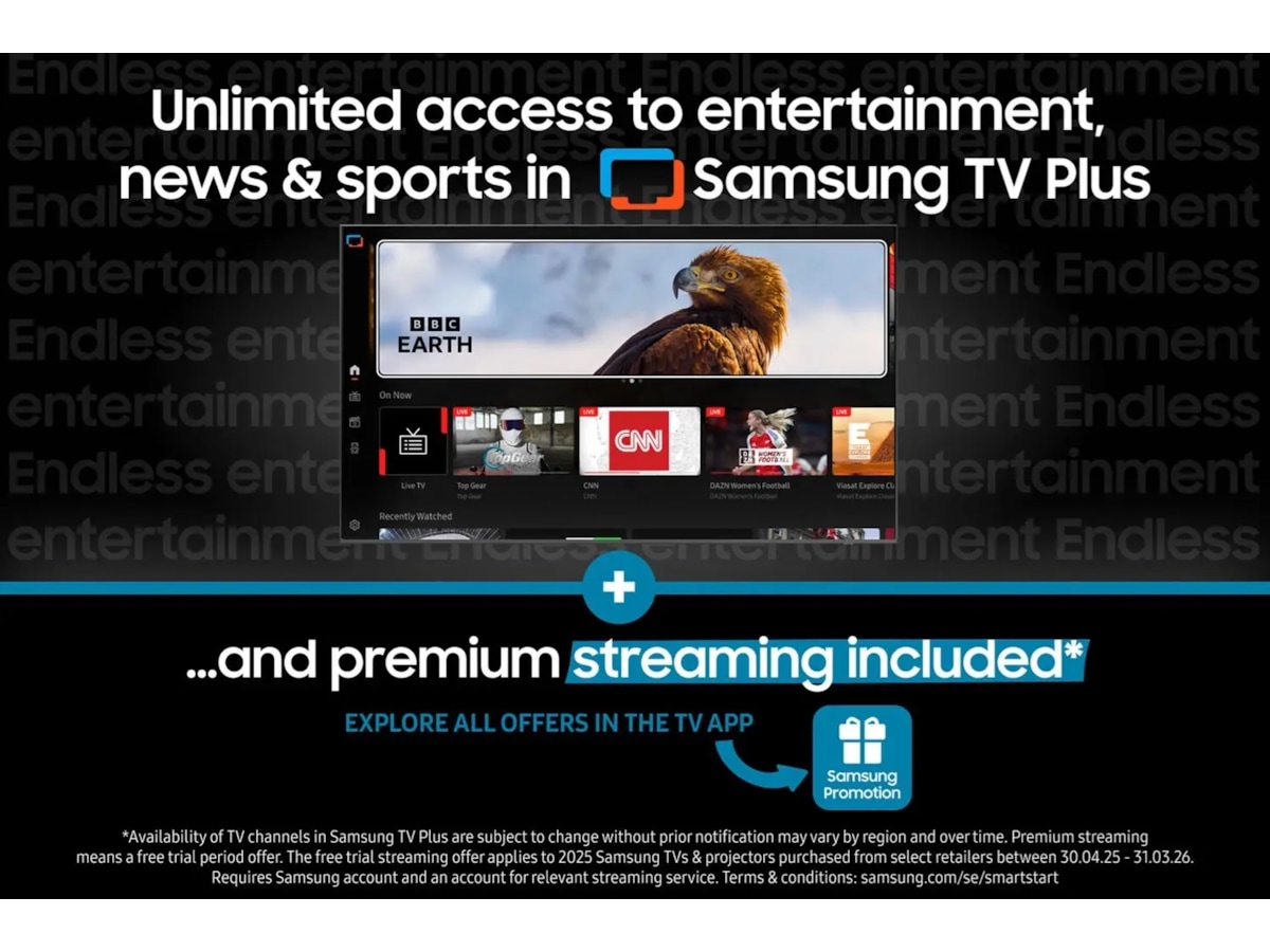 Samsung 55" Q6F QLED 4K Smart-TV (2025) 50 - 59 tommer TV