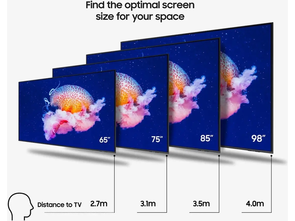 Samsung 55" Q6F QLED 4K Smart-TV (2025) 50 - 59 tommer TV
