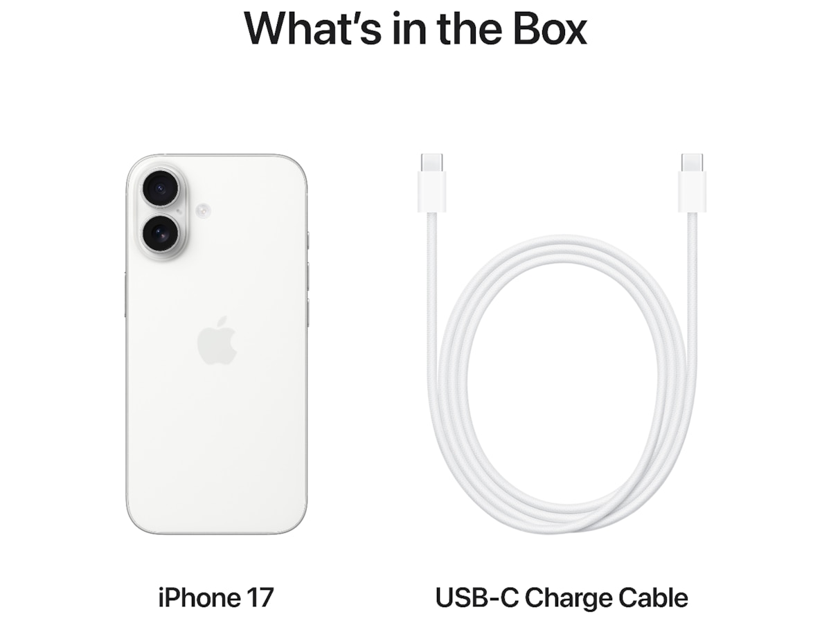 iPhone 17 256GB (hvit) Mobiltelefoner