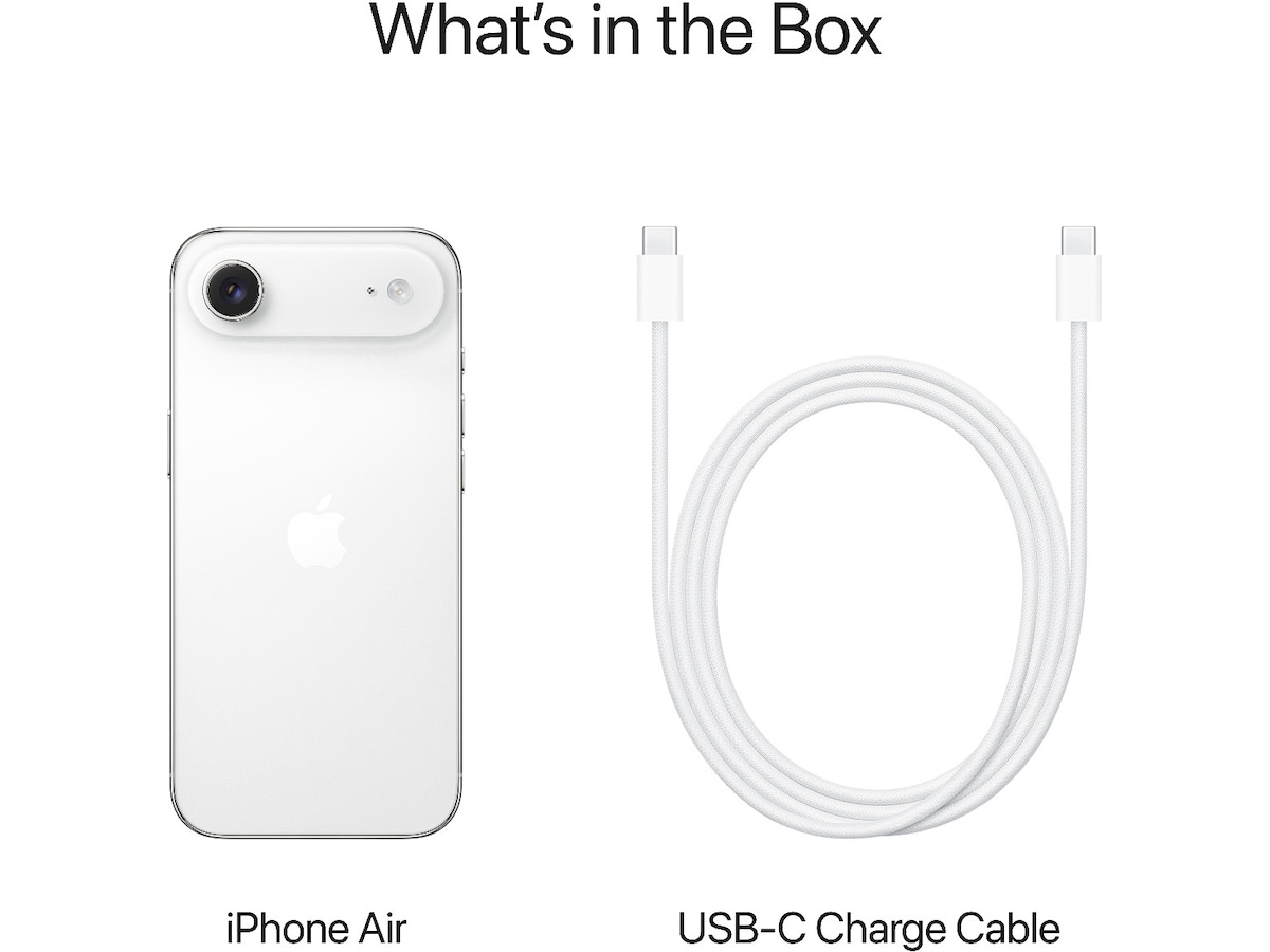 iPhone Air 1TB (skyhvit) Mobiltelefoner