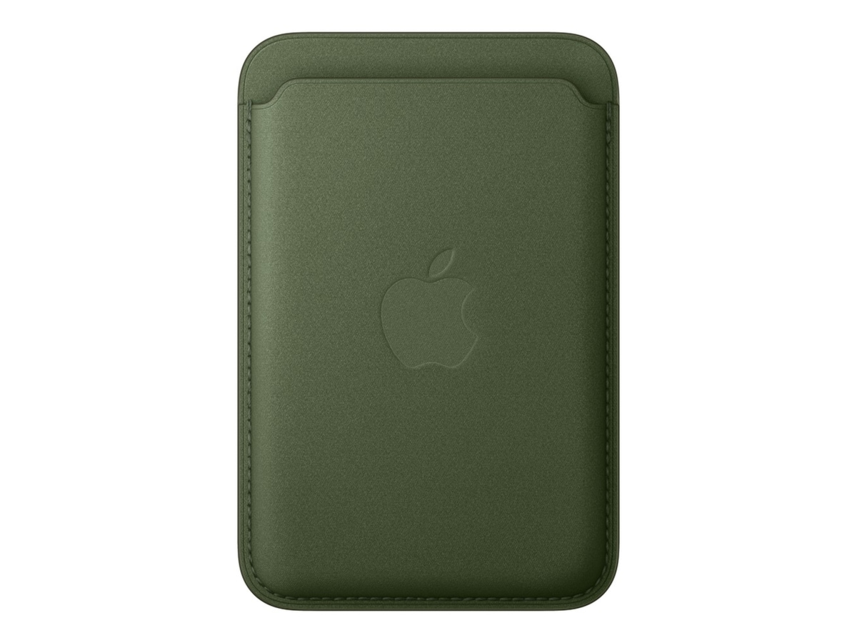 Apple iPhone Lommebok i finvev med MagSafe (mosegrønn) Mobildeksel