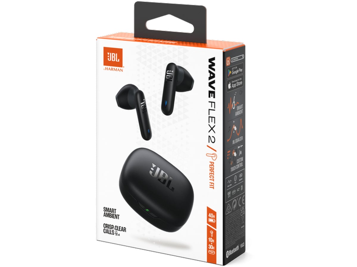 JBL Wave Flex 2 Trådløse Ørepropper (sort) Ørepropper