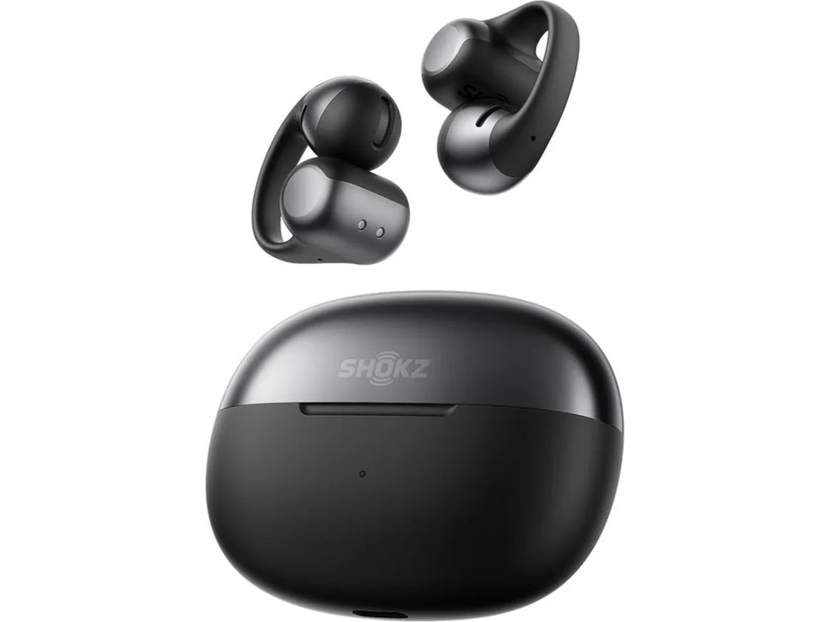 SHOKZ OpenDots Trådløse åpne ørepropper, half In-Ear (sort) Ørepropper
