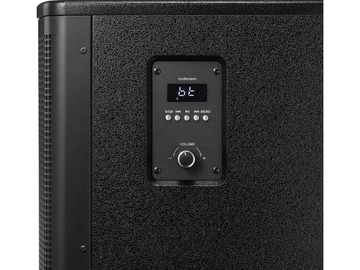 Andersson PA-system 300W Bluetooth 5.3 Høyttalere