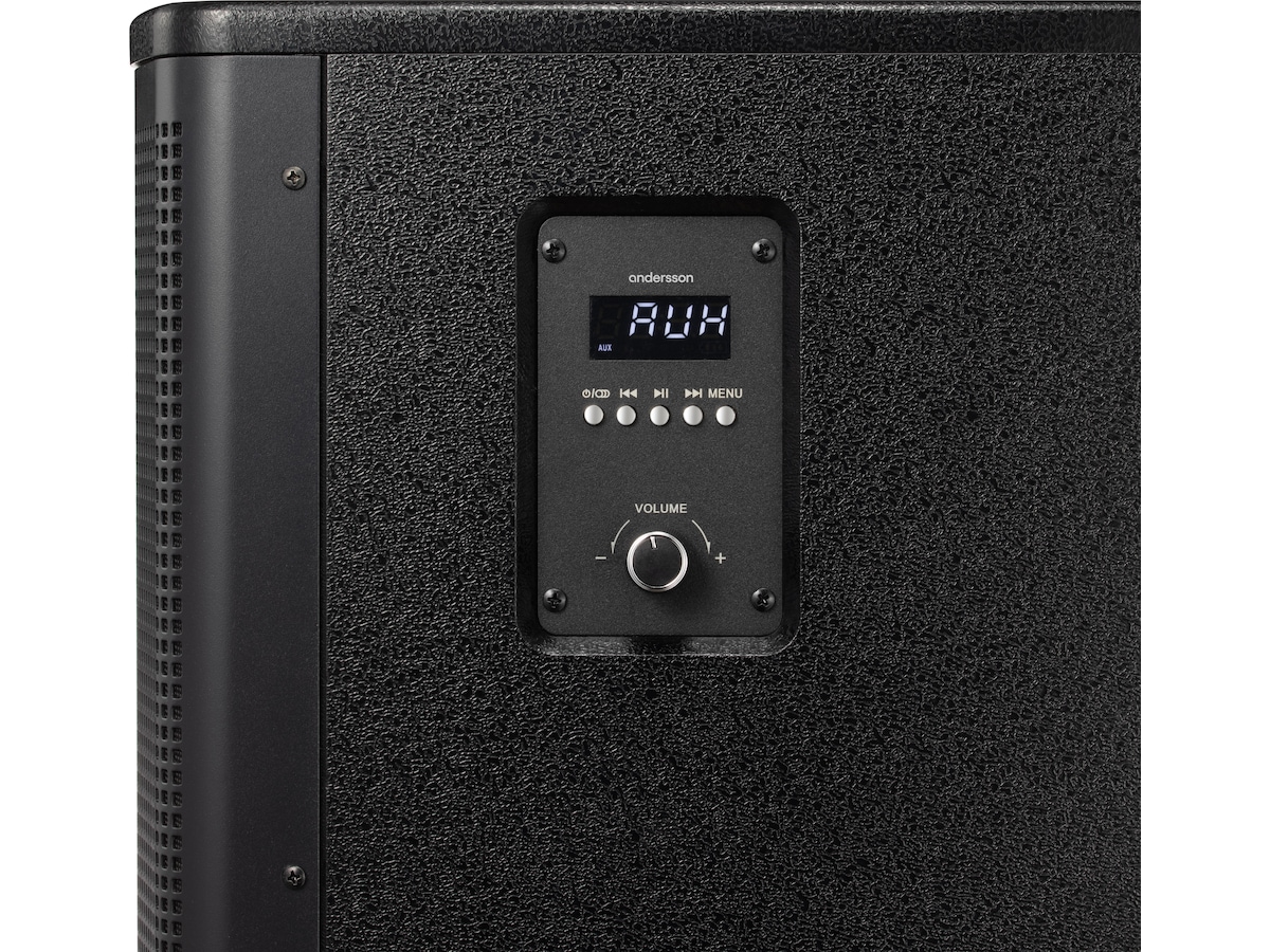 Andersson PA-system 300W Bluetooth 5.3 Høyttalere