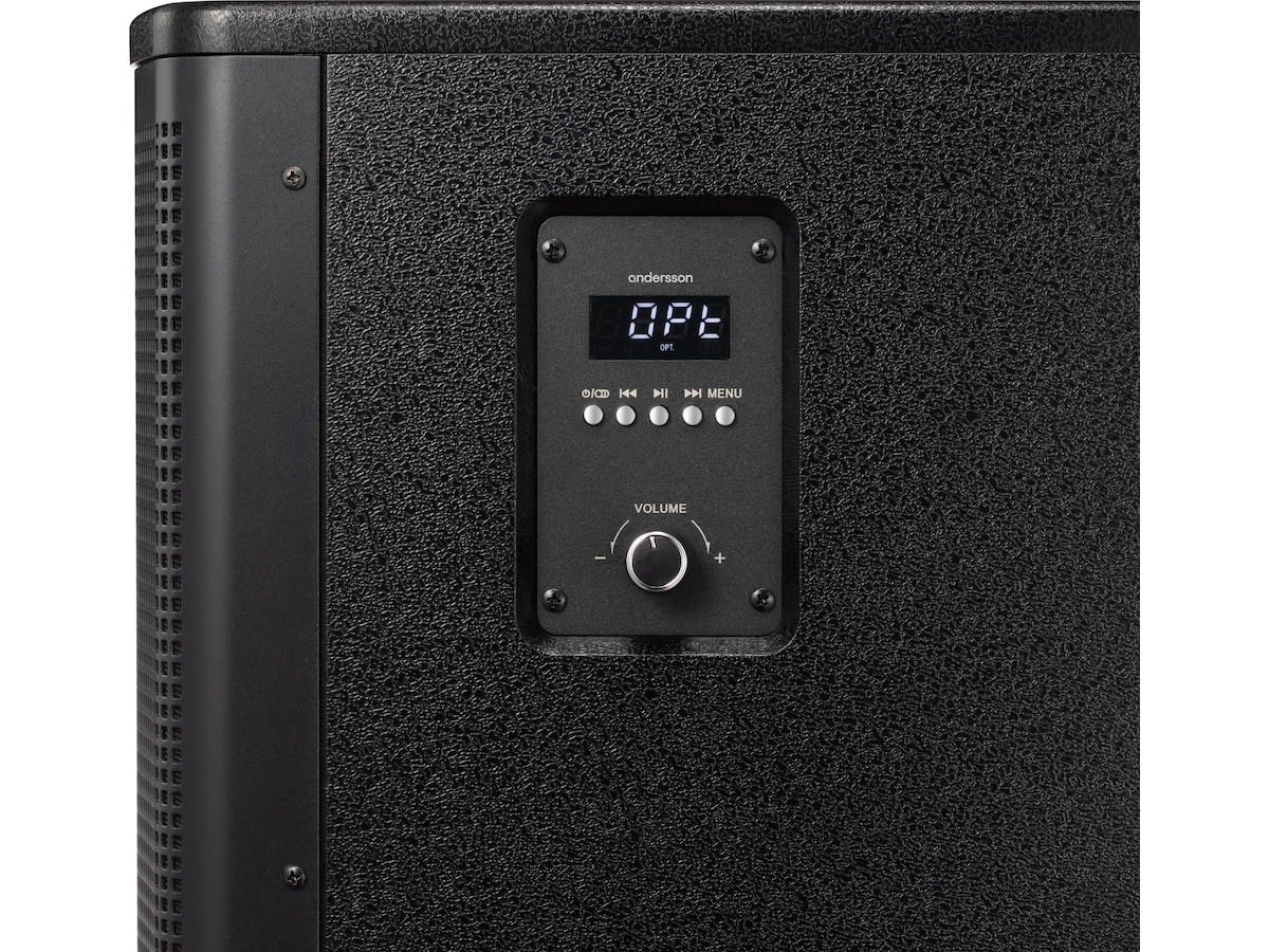 Andersson PA-system 300W Bluetooth 5.3 Høyttalere