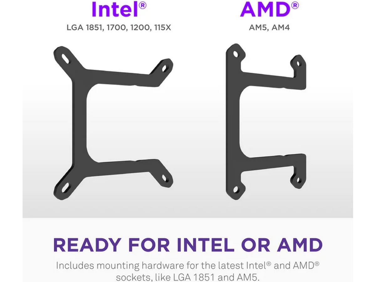 NZXT Kraken Core RGB 360mm AIO Kjøler (svart) CPU - Vannkjøling