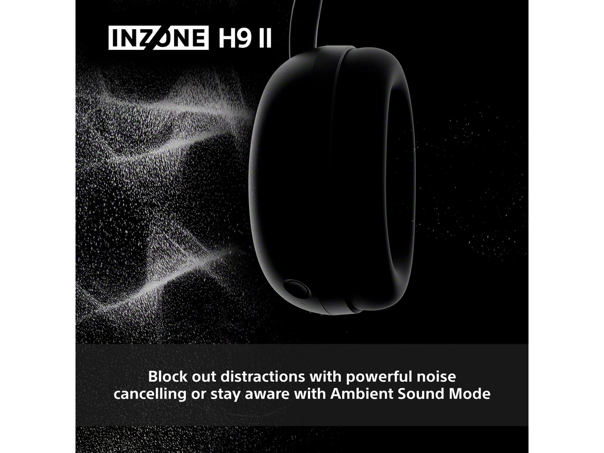 Sony INZONE H9 II Trådløst Støydempende Headset (sort) Gamingheadset