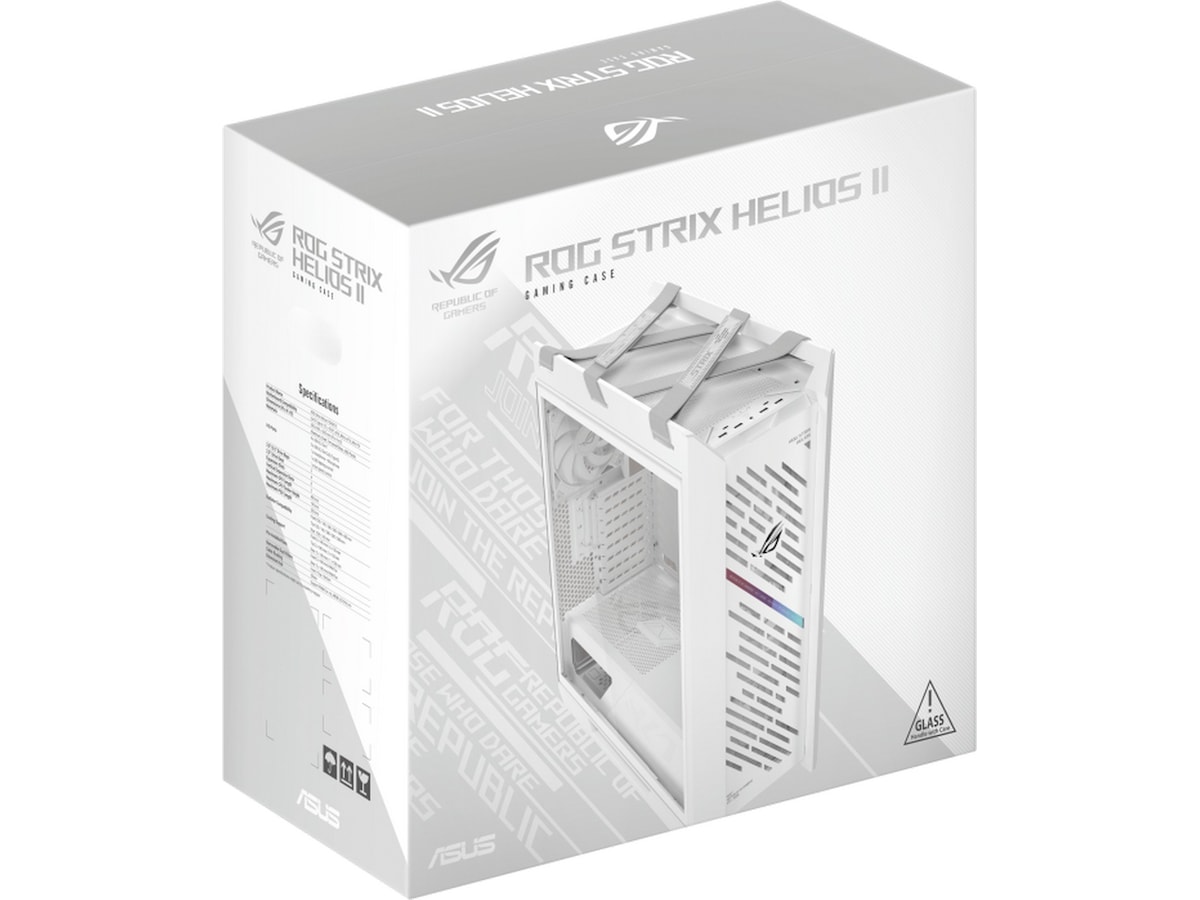 Asus ROG STRIX HELIOS II GX601S Mid Tower (hvit) Midi tower