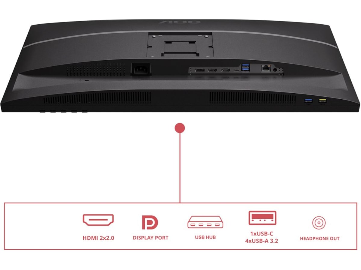 AOC 27" 4K skjerm U27E4CV Skjermer