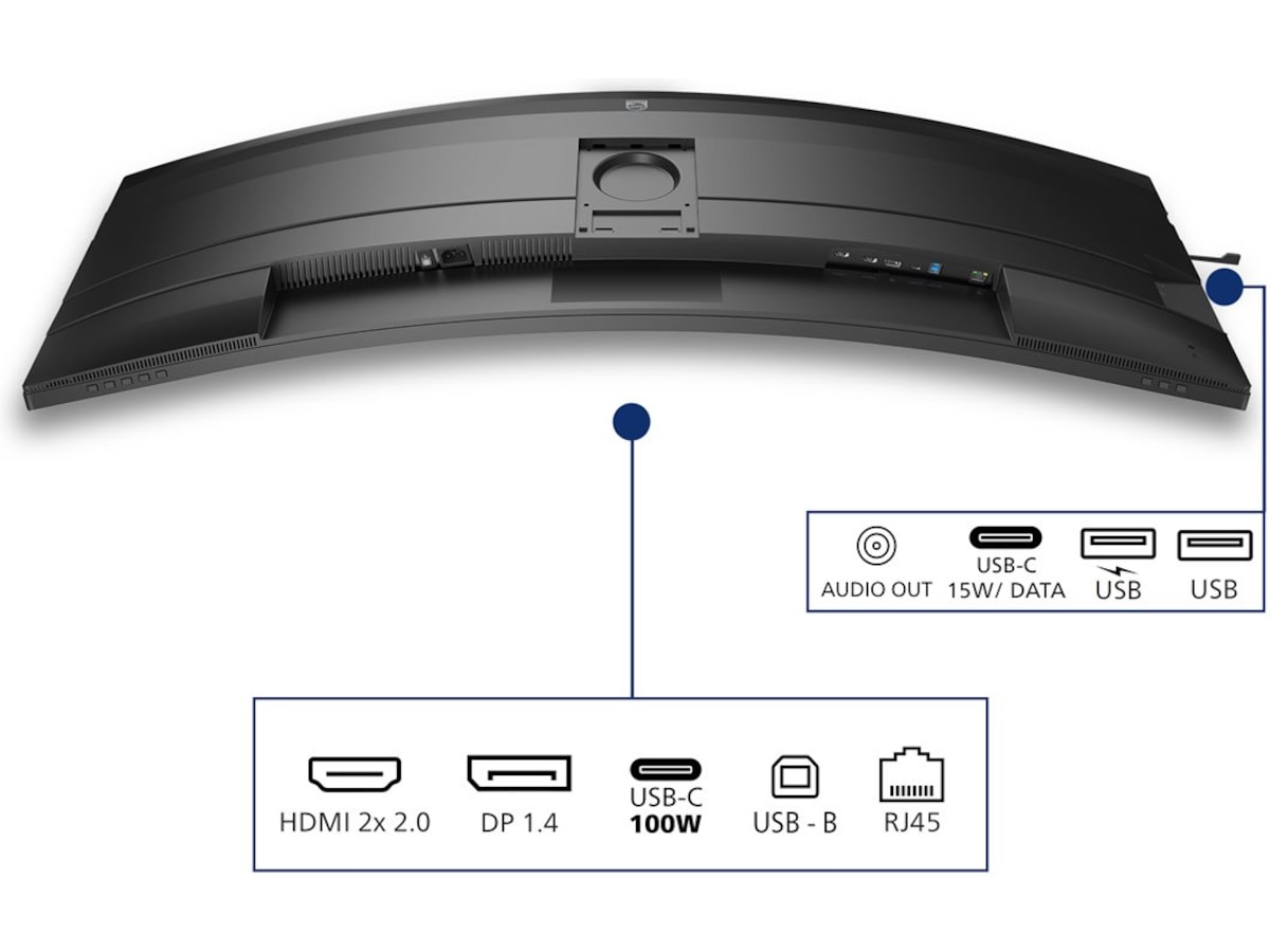 Philips 49" buet skjerm 49B2U5900C/00 Skjermer