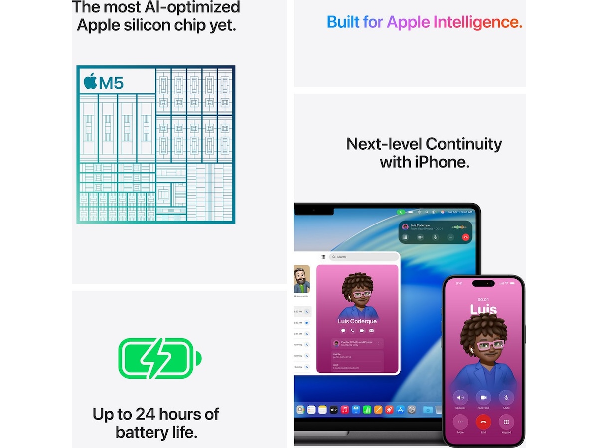 MacBook Pro 14 M5 (2025) 1TB (sølv) PC - Bærbar / laptop