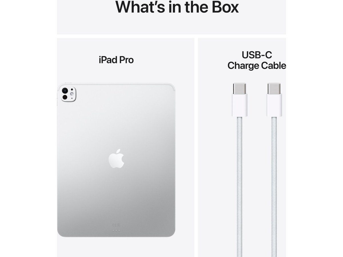 iPad Pro 13" (2025) 2TB 5G (sølv) Nettbrett / iPad