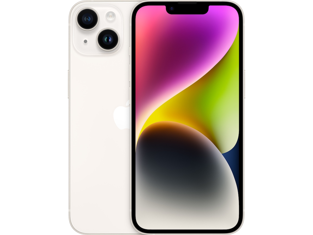 iPhone 14 128GB (stjerneskinn) -  Gradering B Nesten nytt! - Renewed