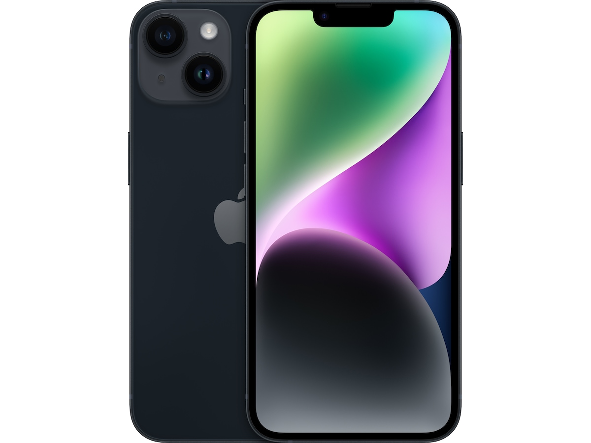 iPhone 14 128GB (midnatt) - Gradering B Nesten nytt! - Renewed