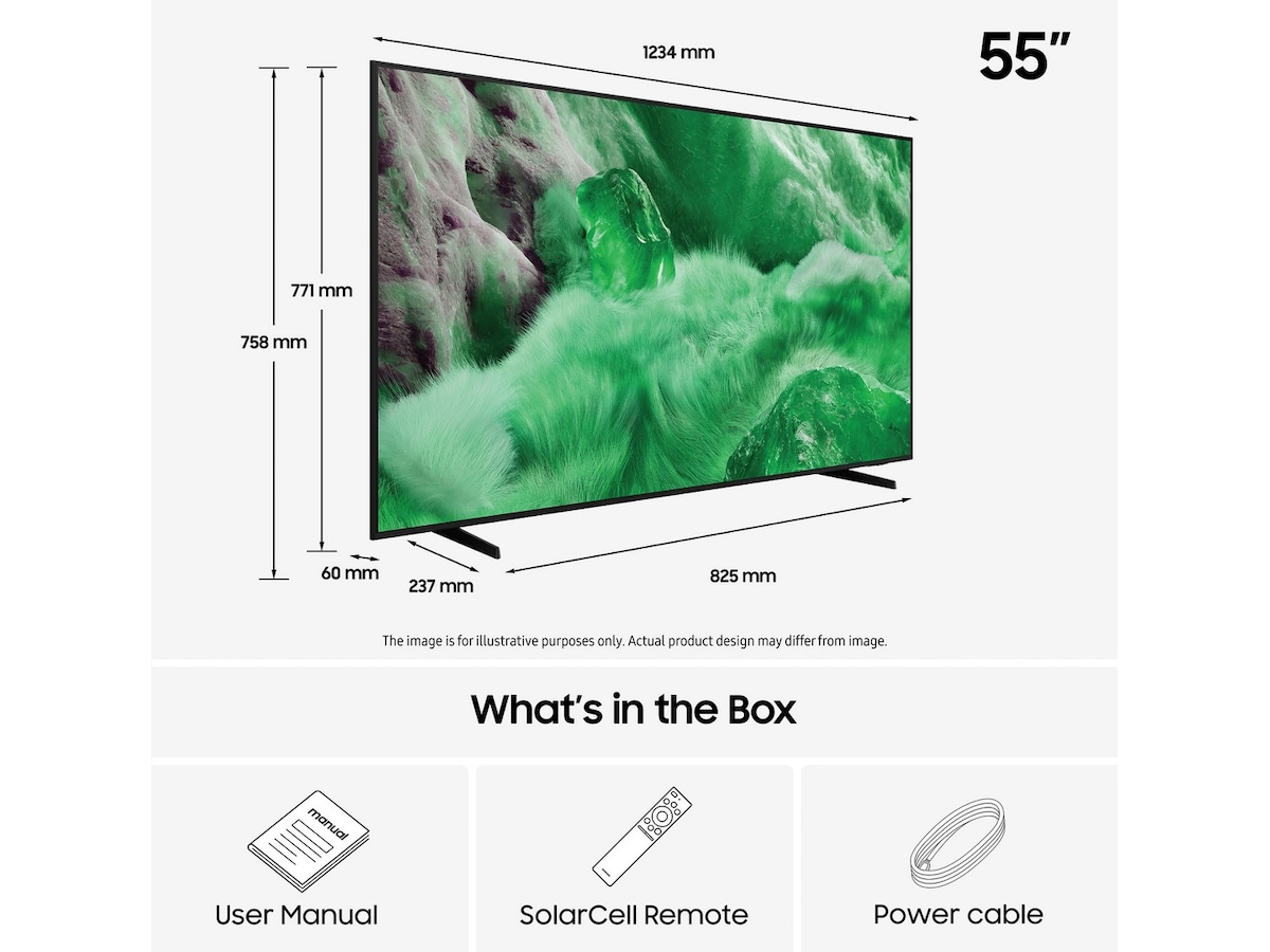 Samsung 55" Q7F2 QLED 4K Smart TV (2025) + Soundbar 50 - 59 tommer TV