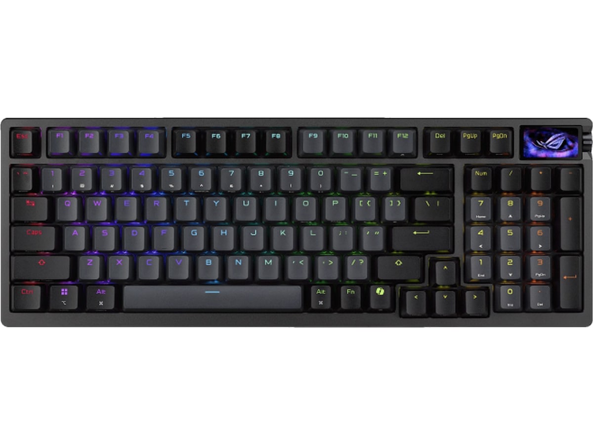 Asus ROG Azoth 96 HE trådløst gamingtastatur (sort) Gamingtastatur