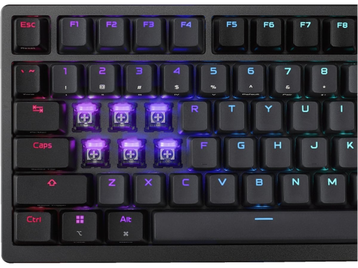 Asus ROG Azoth 96 HE trådløst gamingtastatur (sort) Gamingtastatur