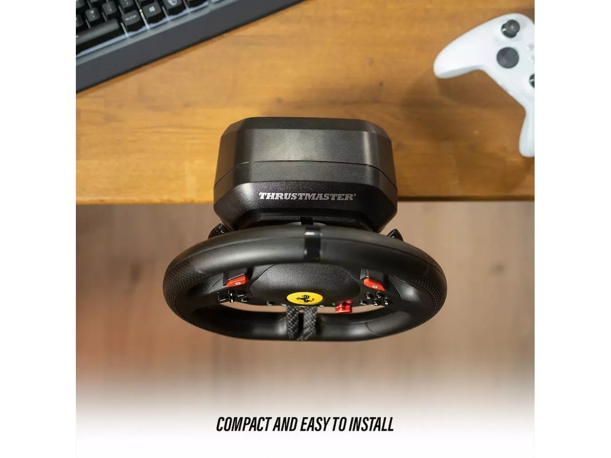 Thrustmaster T98-X Ferrari 296 GTS Racing Wheel Ratt og pedaler