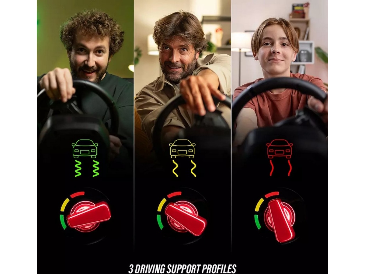 Thrustmaster T98-X Ferrari 296 GTS Racing Wheel Ratt og pedaler