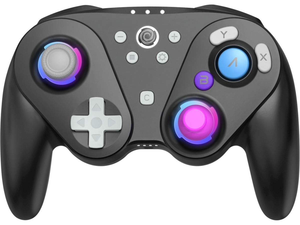 Oniverse Foenix Nintendo Switch 2 trådløs kontroller (sort) Tilbehør til spillkonsoller