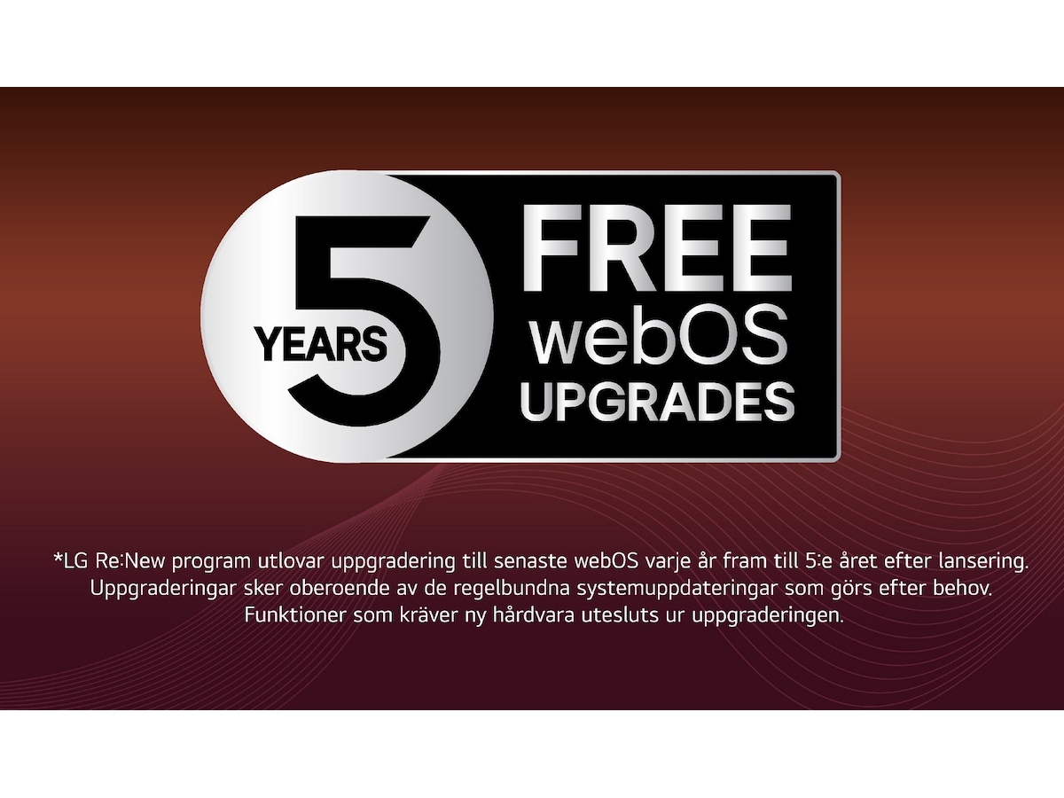 LG 86'' UA75 AI 4k Smart TV (2025) + NS60 lydplanke Over 80 tommer TV