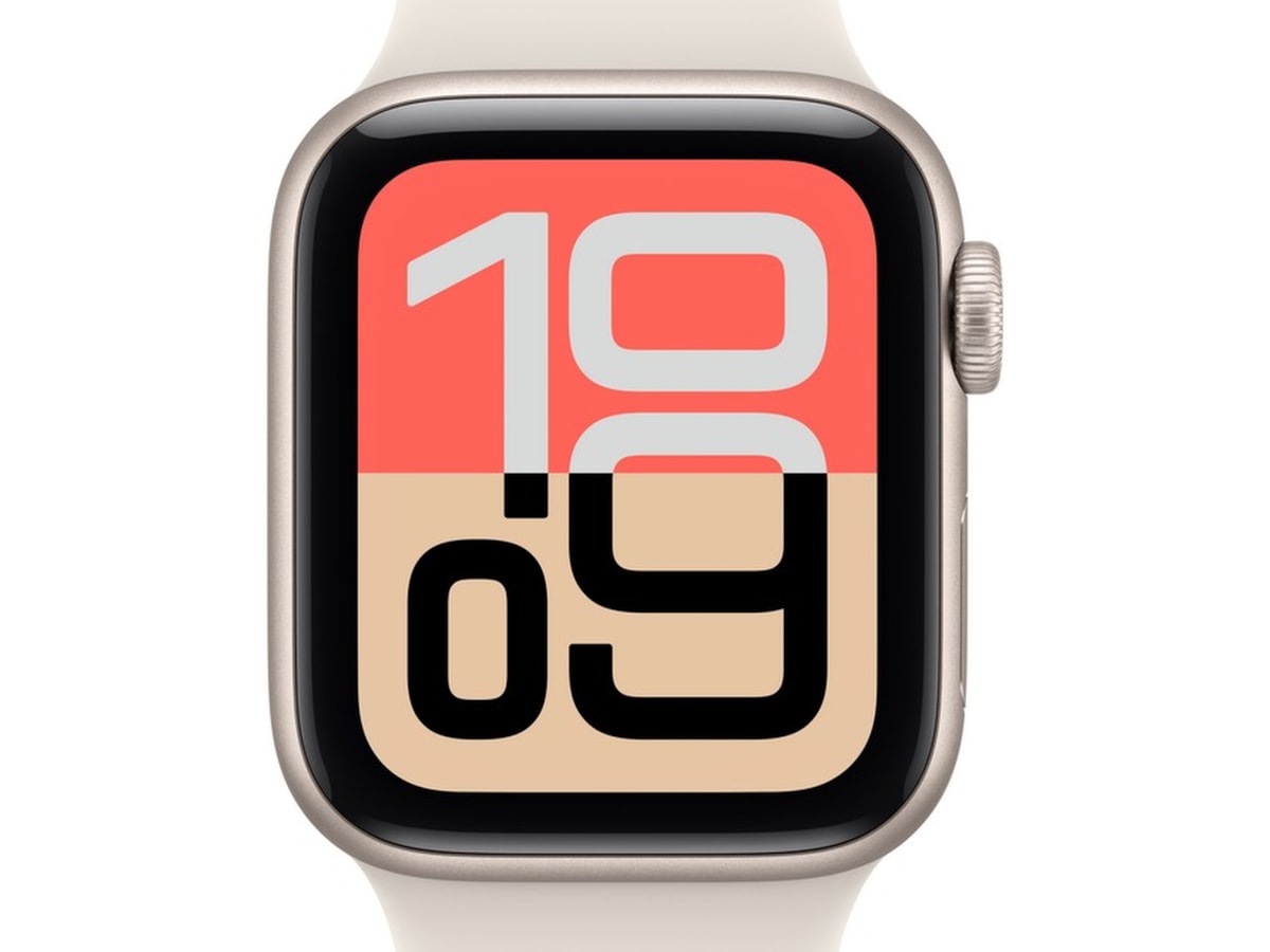 Apple Watch SE 3 GPS 40 mm Starlight aluminiumkasse med Starlight Sport Band - S/M -B-Grade Demo klokker