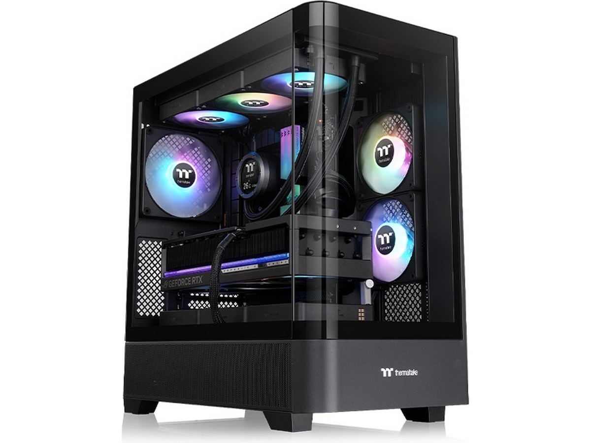 Thermaltake View 290 TG ARGB Mid Tower (sort) Midi tower