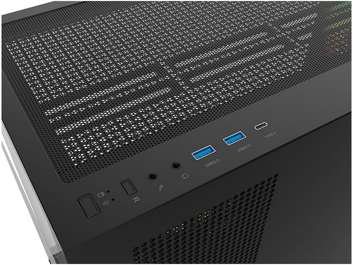 Thermaltake View 270 Plus WS ARGB Mid Tower (sort) Midi tower